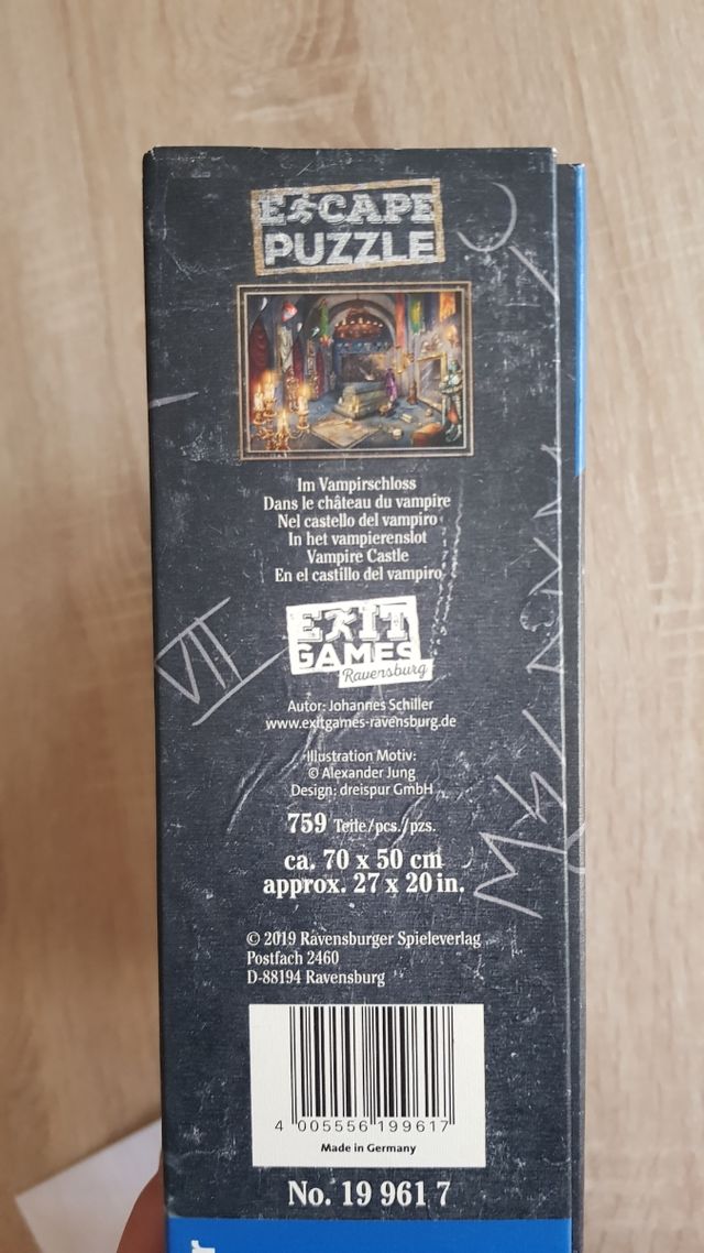 Puzzle Escape Ravensburger Vampiro