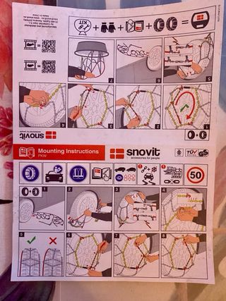 Cadenas de nieve Snovit talla 460