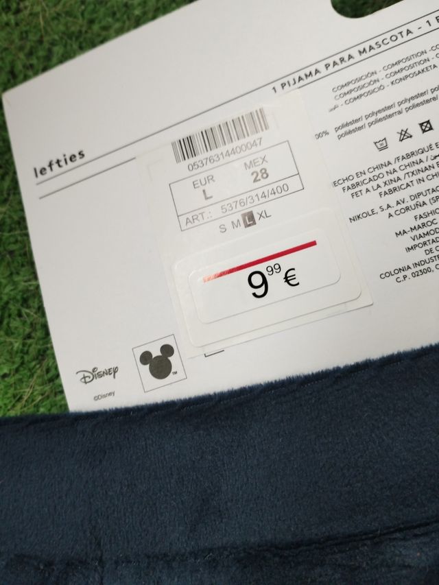 Pijama perro mediano