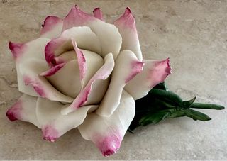 Ramo di rosa Capidimonte made in italy