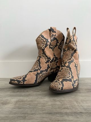 BOTINES WONDERS COWBOY PIEL PITÓN