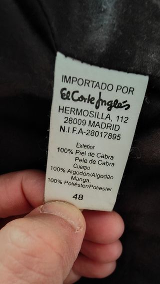 Cazadora cuero