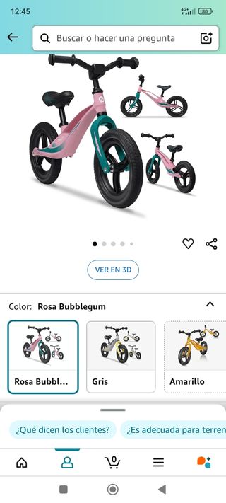 Bicicleta sin pedales