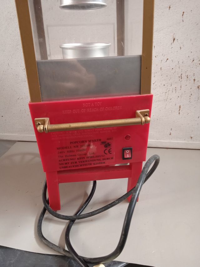 Carro palomitero de maíz vintage