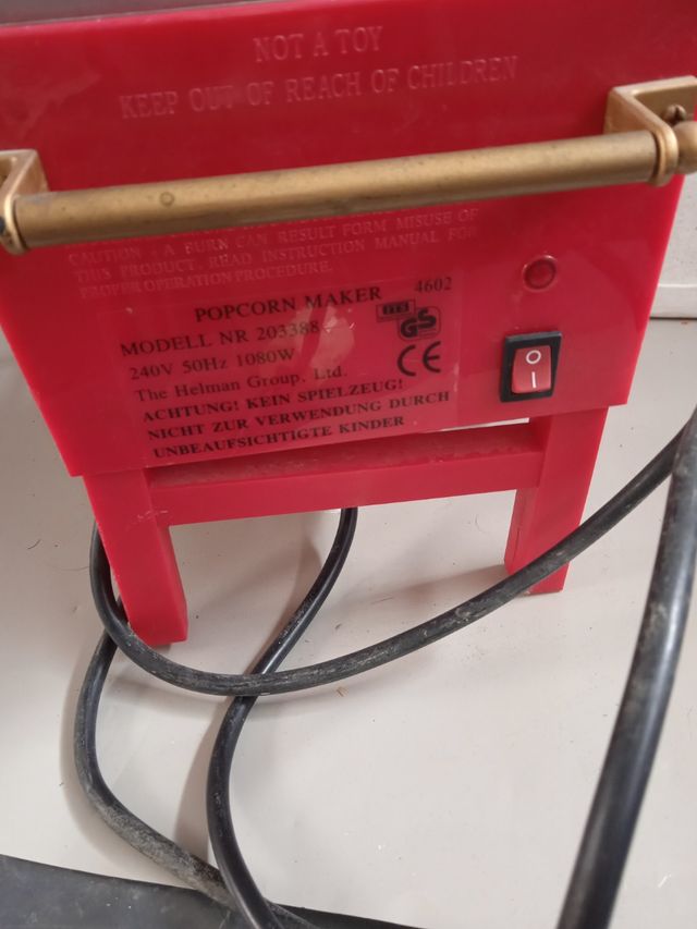 Carro palomitero de maíz vintage
