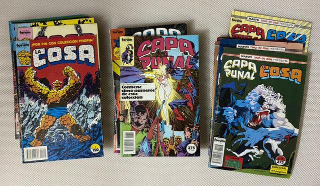 Cómics Marvel - La Cosa + Capa y Puñal