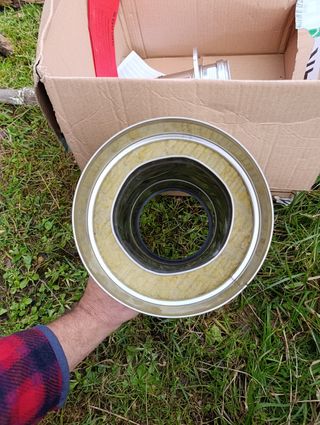 Acople a caldera Dinak tubo doble pared