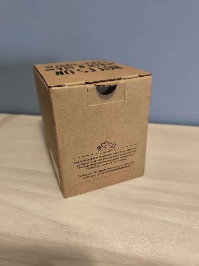 Taza Mr. Wonderful nueva en su caja