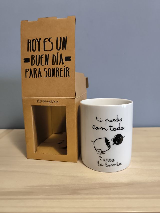 Taza Mr. Wonderful nueva en su caja