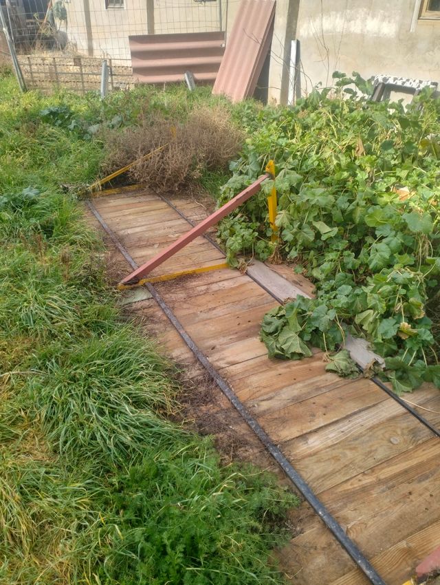 Tejado de madera para jardin