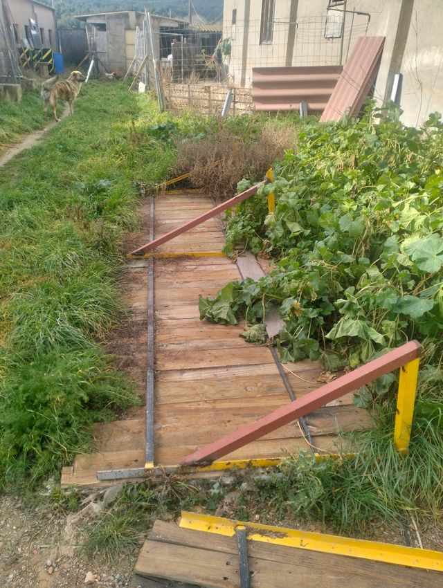 Tejado de madera para jardin