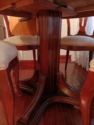 Conjunto mesa comedor y 6 sillas