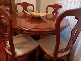 Conjunto mesa comedor y 6 sillas
