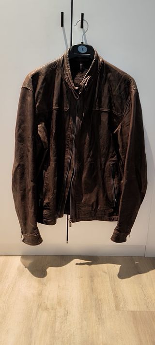 Chaqueta de cuero Massismo Dutti