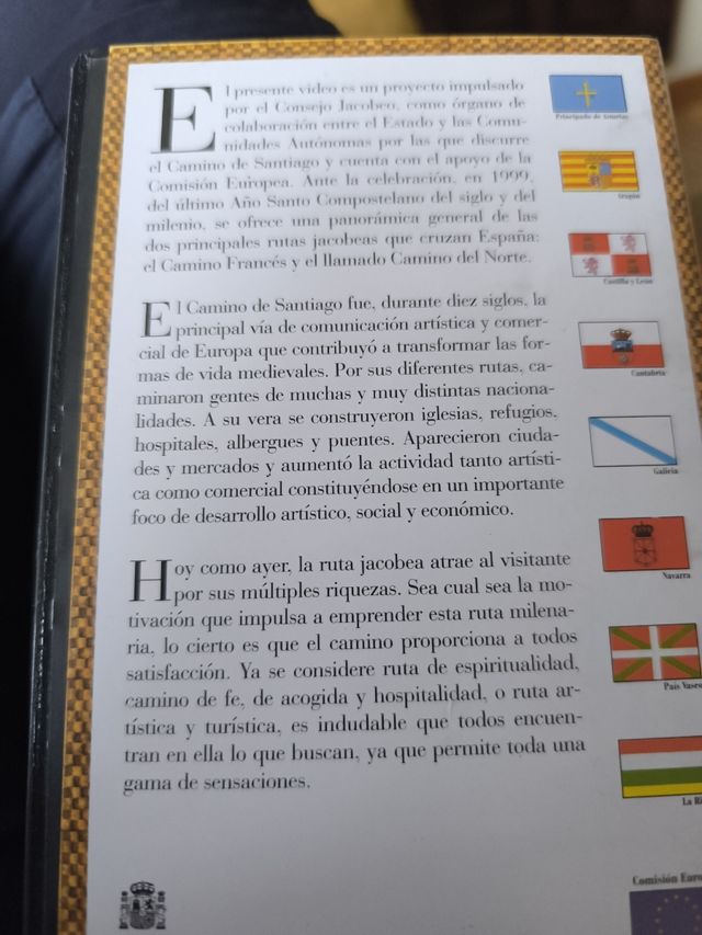 El camino de Santiago. Video VHS