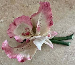Ramo orchidea pregiato capidimonte made in Italy