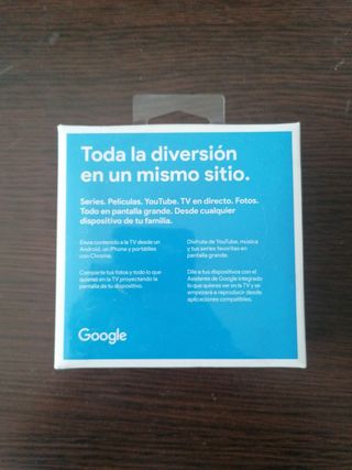 Google chromecast nuevo