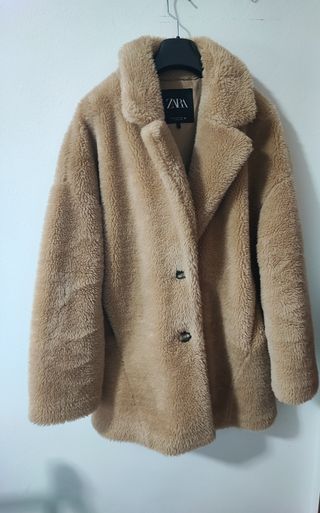 Abrigo zara tipo borrego