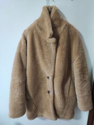 Abrigo zara tipo borrego
