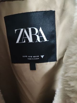 Abrigo zara tipo borrego