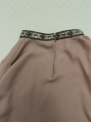 Blusa rosa con pedreria