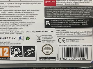 Dragon Quest Monsters SWITCH PRECINTADO