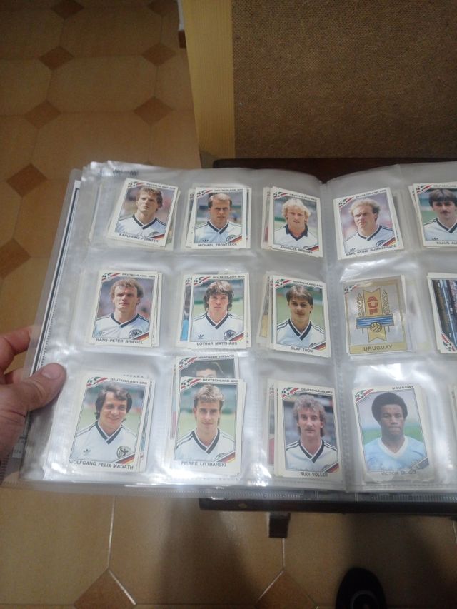 Set Mundial México 1986 sin pegar