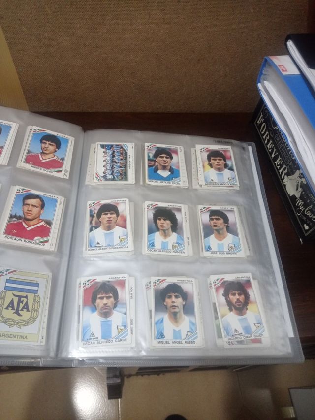 Set Mundial México 1986 sin pegar