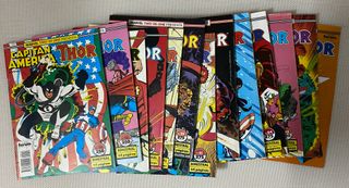Cómics Marvel - Capitán América + Thor