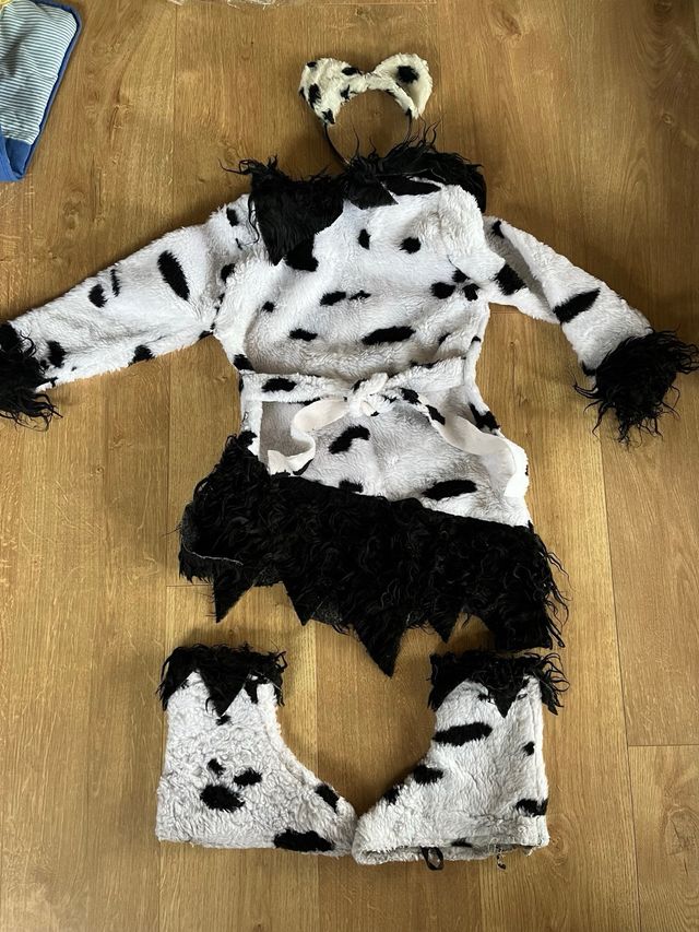 Disfraz vaquita  niña 6 años