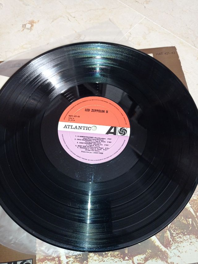 VINILO LED ZEPPELIN II HISPAVOX