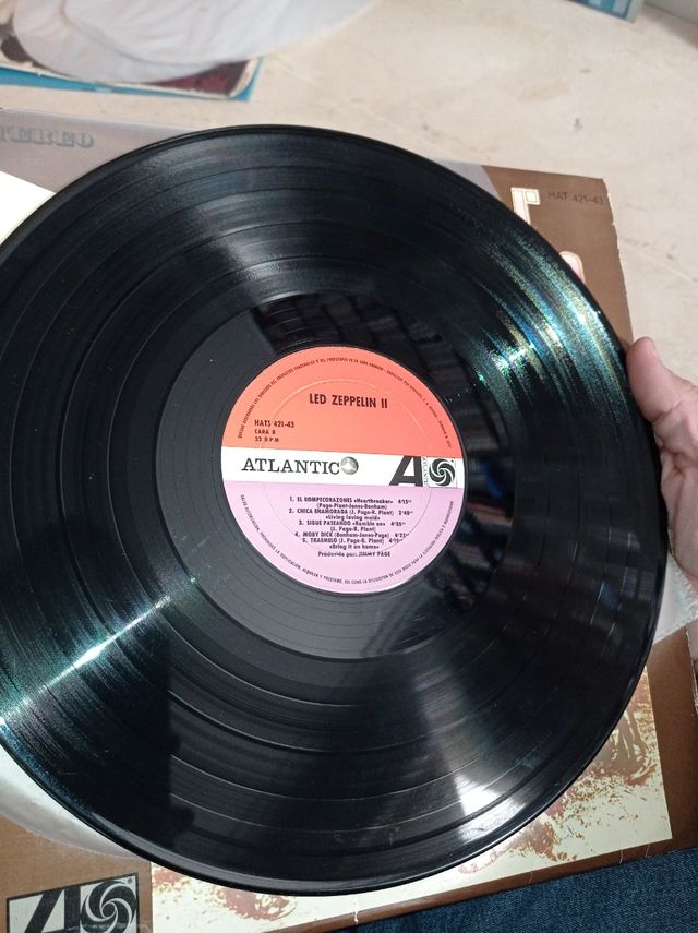 VINILO LED ZEPPELIN II HISPAVOX