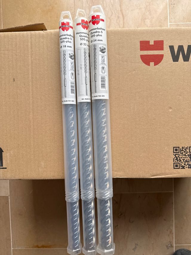 PACK BROCAS SDS PLUS WURTH