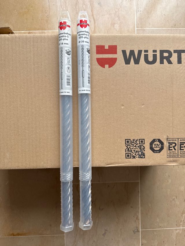 PACK 2 BROCAS SDS PLUS WURTH