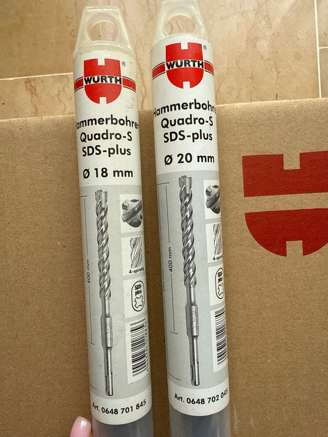 PACK 2 BROCAS SDS PLUS WURTH