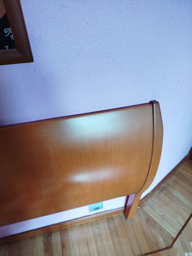 Cabecero de cerezo, regalo espejo