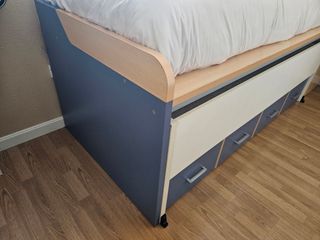 Cama nido, cajonera, 1 colchón y somier
