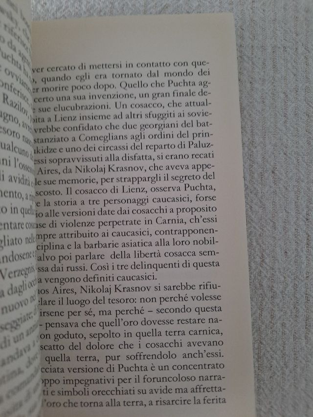 Illazioni su una sciabola, Magris