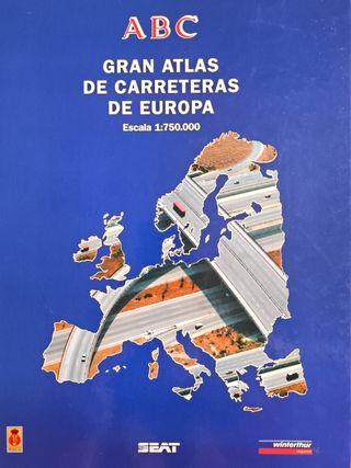 MAPA GUIA ATLAS DE CARRETERAS DE EUROPA. NUEVO.