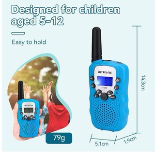Walkie Talkies para niños Retevis RT388