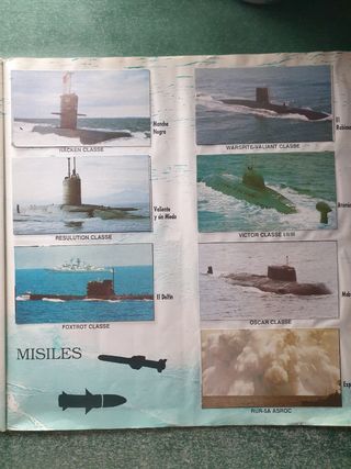 ALBUM CROMOS BATALLA AERONAVAL COMPLETO