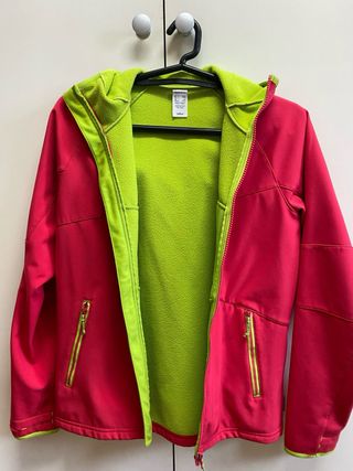 Chaqueta neopreno rosa niña