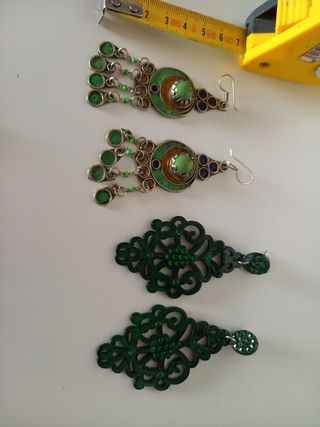 Pendientes verdes