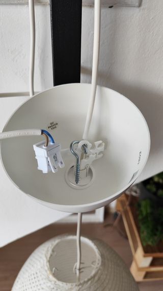 Lámpara techo papel