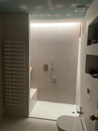 Cambio de bañera a plato de ducha.