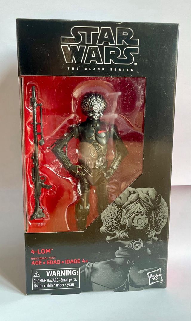 FIGURA STAR WARS. 4-LOM. 2017.THE BLACK SERIES.HA