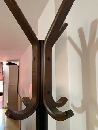 Perchero madera antiguo