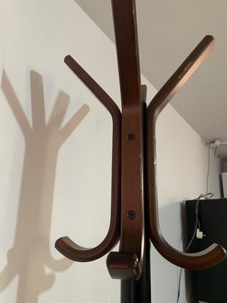 Perchero madera antiguo