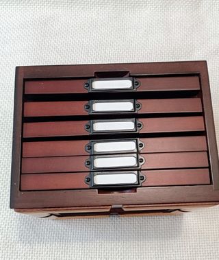 Caja de madera portafotos