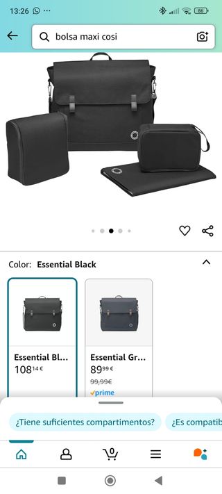 Bolsa carro bebe MAXI COSI